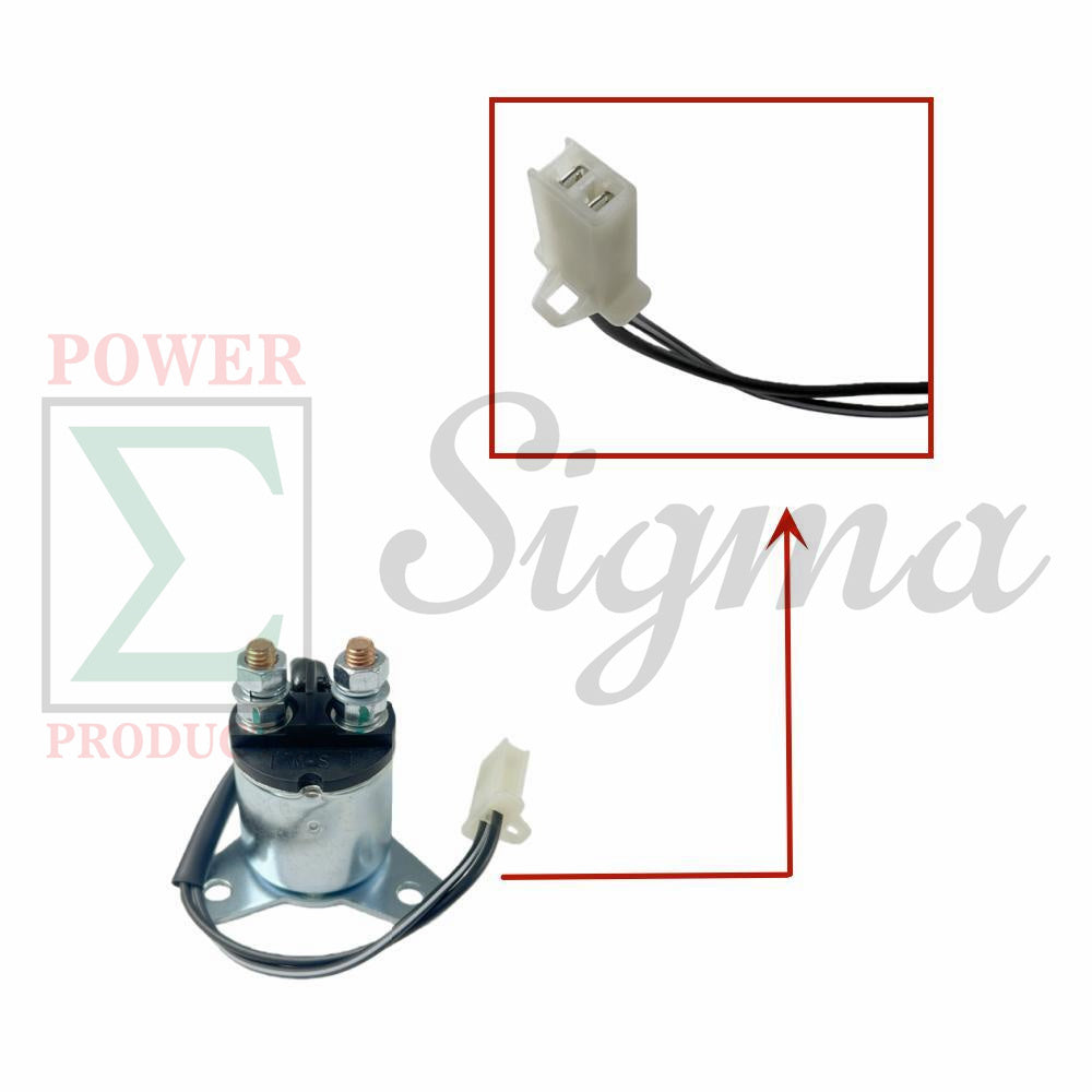 Starter Solenoid Replacement for DuroMax XP12000HX (457cc) & XP13000E / XP13000X / XP13000EH / XP13000DX / XP13000HX / XP13000HXT (500cc) Electric Start Portable Generators image 1