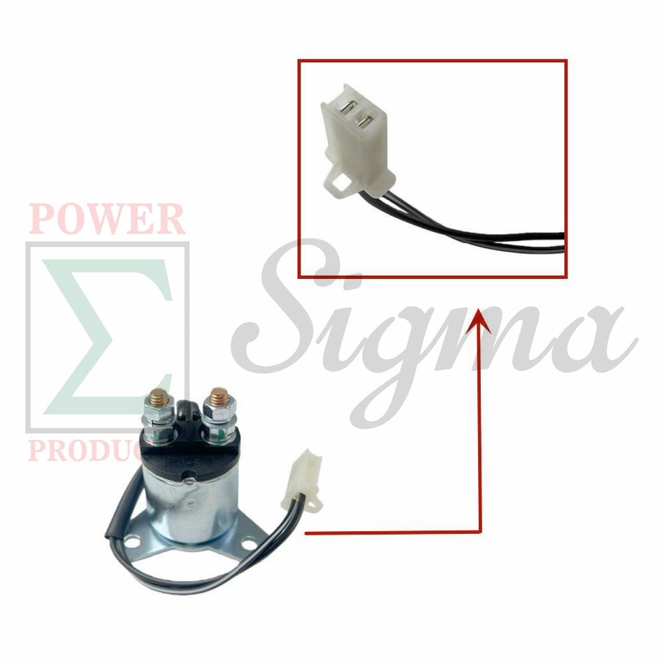 Starter Solenoid Replacement for DuroMax XP12000HX (457cc) & XP13000E / XP13000X / XP13000EH / XP13000DX / XP13000HX / XP13000HXT (500cc) Electric Start Portable Generators image 1