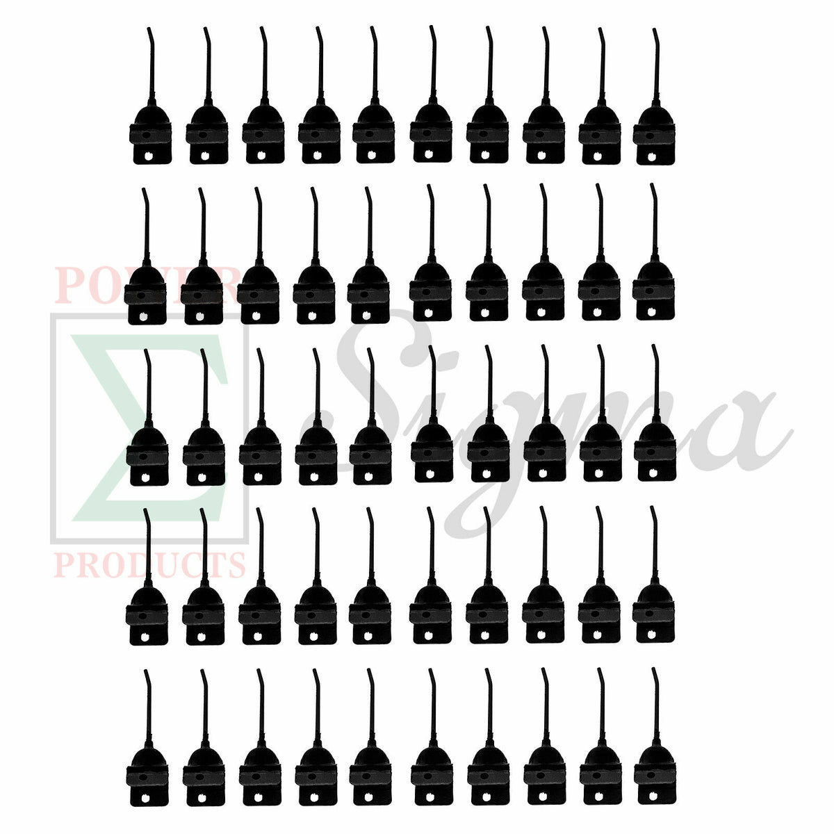 50 PCS Rubber Rake Teeth for New Holland 55 56 57 256 65609 850612 John Deere AE24953 AE47389 54 64 74 350A 640 650 652 660 662 670 671 673 851 858A 894A 896A IH AC AGCO New Idea SG300916 image 0