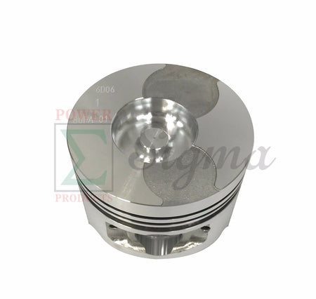 POWER PRODUCTS High Strength Aluminum Alloy Piston for 186FA 186FAE 418CC Chinese Diesel Engine Diameter 86mm Height 78 mm image 0
