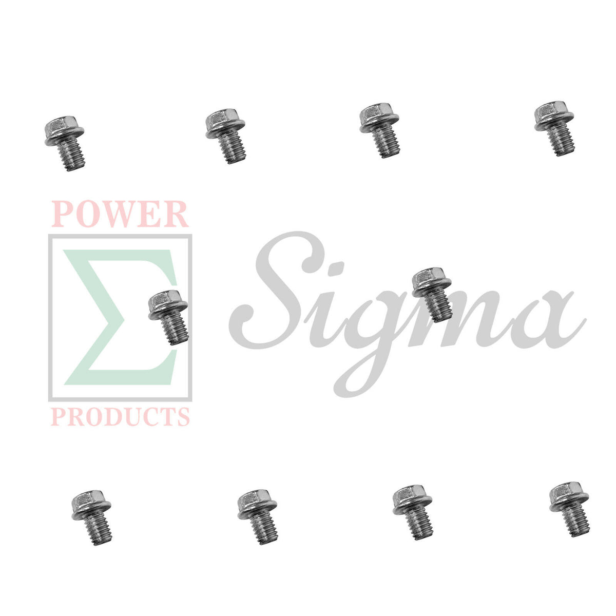 10 PCS Recoil Starter Flange Bolt  Replace Honda 90008-ZE2-003 6X10 image 0