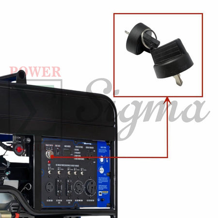 A Set of 2 Keys for Ignition Switch on Panel for Duromax XP15000EH 15000 Watt 713cc V-Twin Engine Dual Fuel Portable Generator image 1