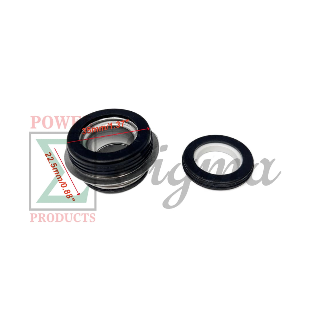 Mechanical Seal for Harbor Freight Predator 1" in. 79cc Gas Engine Clear Water Pump 63404 56161 image 5