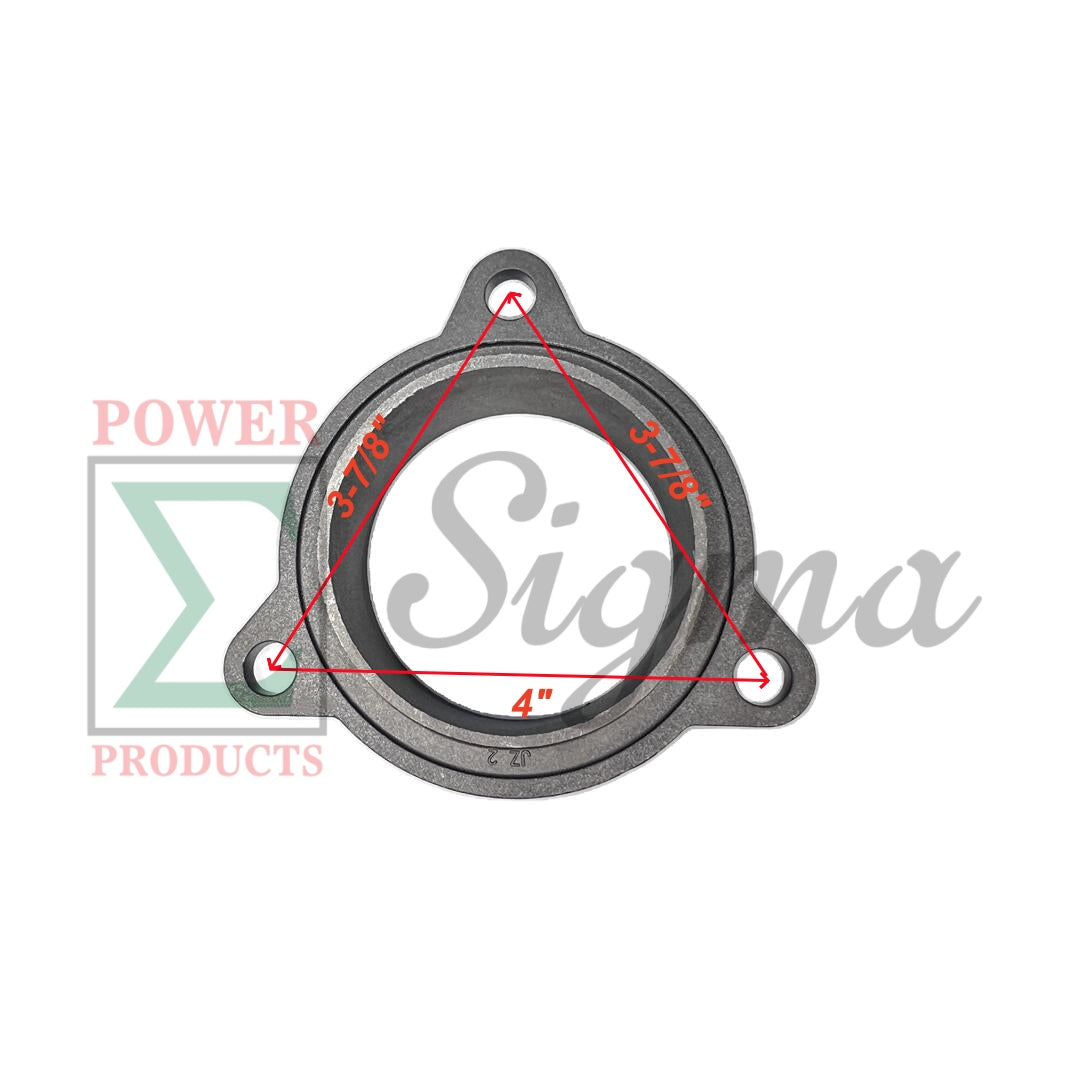 3" NPT Thread 3-Bolt Inlet Flange for DuroMax XP650WP 208cc 220-Gpm 3-Inch Water Pump for Ironton 212cc 97939 for Pulsar PWP30 6.5HP for Powerhorse 3 IN Semi-Trash Water Pump DS30 image 1