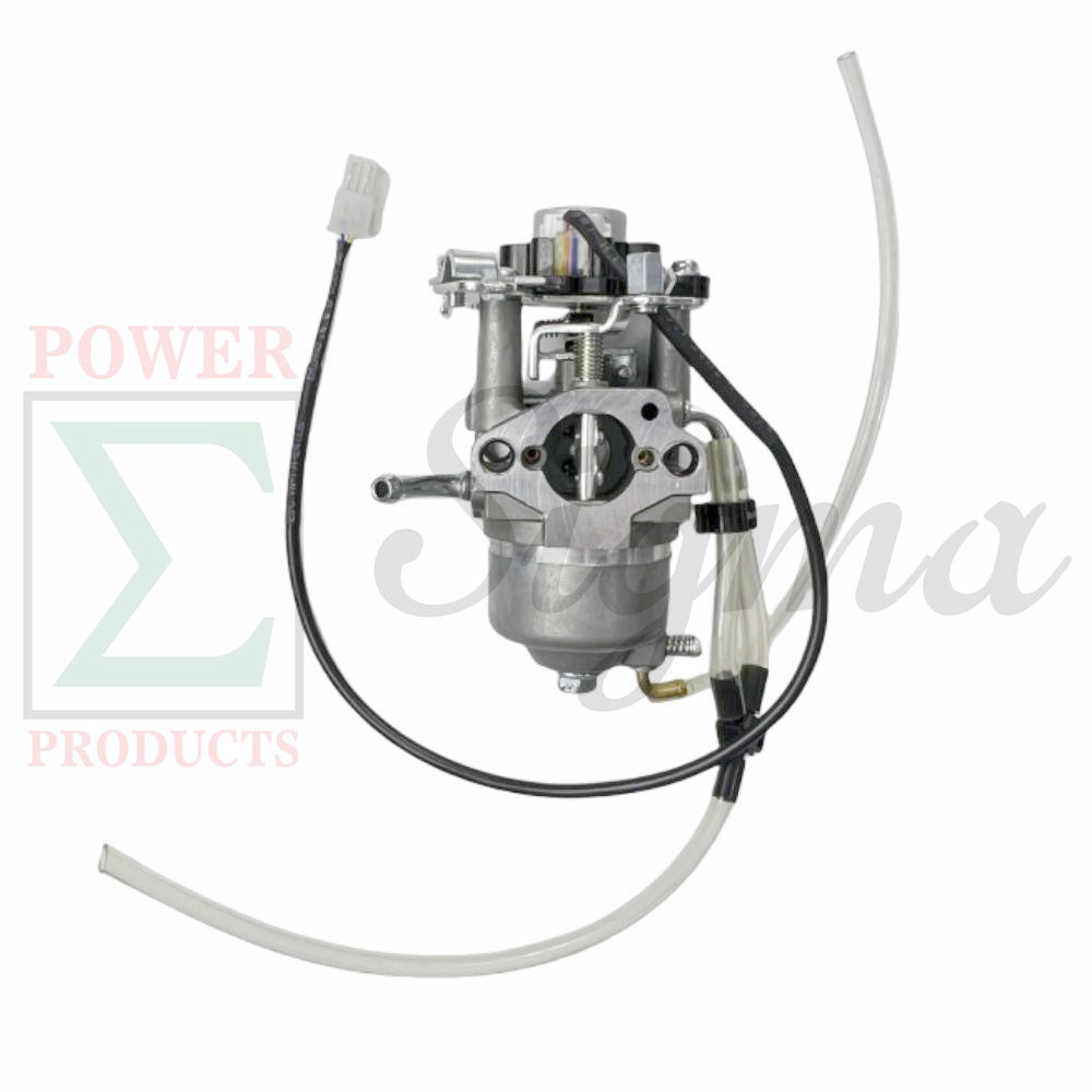 Carburetor with Stepper Motor, Gaskets, and Fuel Line for GENMAX GM3200i GM3300i 3200-Watt 3300-Watt 145cc Inverter Generators image 1