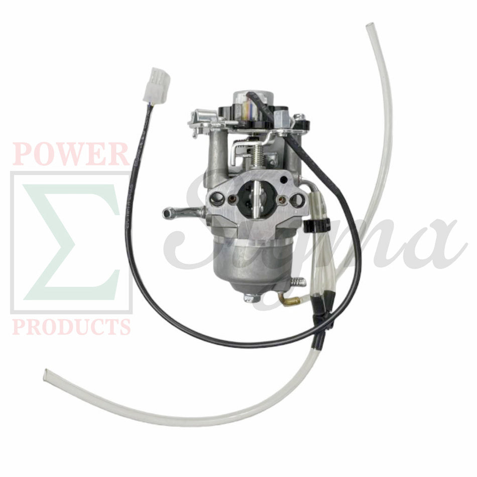 Carburetor with Stepper Motor, Gaskets, and Fuel Line for GENMAX GM3200i GM3300i 3200-Watt 3300-Watt 145cc Inverter Generators image 1