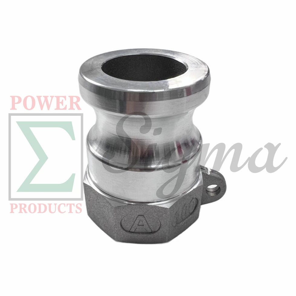 Sigma Aluminum Type A Cam and Groove Couplings / 1-Inch Quick Connect & Disconnect Fittings/ Hose Camlock Fittings--1" Male Camlock Adapter x 1" Female NPT Thread image 3