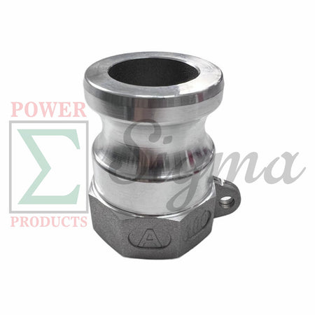 Sigma Aluminum Type A Cam and Groove Couplings / 1-Inch Quick Connect & Disconnect Fittings/ Hose Camlock Fittings--1" Male Camlock Adapter x 1" Female NPT Thread image 3