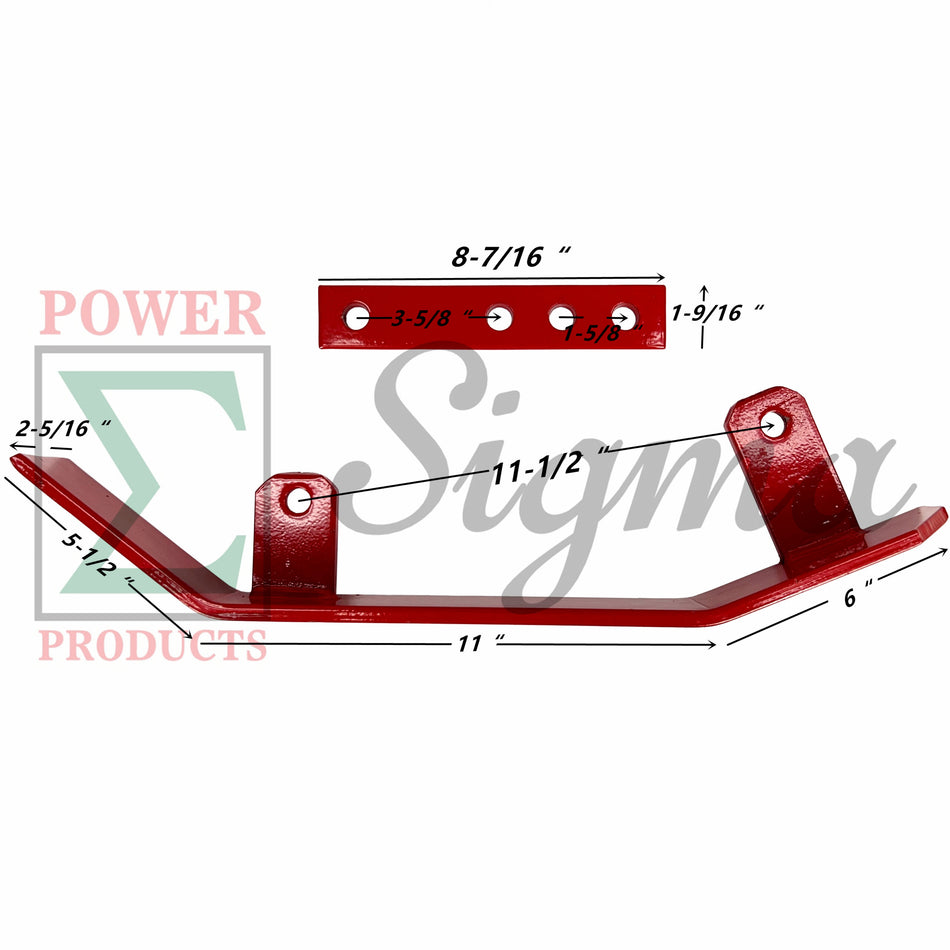 Right Hand Skid Shoe Kit for King Kutter Tiller Skid Shoe Replaces 505057 for Rural King Country Way Sigma 4FT 48” 5FT 60” 6FT 72” 7FT 84” Rotary Tiller For ASC Rotary Tiller 77709 77710 77711 image 1