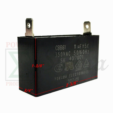 11uf Capacitor For Harbor Freight Storm CAT 63CC 2HP 800 900W 60338 66619 69381 image 3