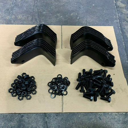 10 Left 10 Right Tine & Bolt For King Kutter Rotary Tiller TG-72 505002 505006 image 3