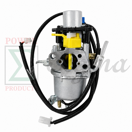 Carburetor Assembly with Stepper Motor, Gaskets & Fuel Line for Predator 5000 Watts Dual-Fuel Inverter Generator (Fits SKU 71367, 70143) image 4