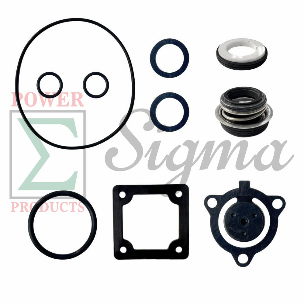 10PCS Gasket Flapper O-Ring Mechanical Seal Kit For Predator Pacific Hydrostar 1 in. 79cc 99cc Clear Water Pump 63404 56161 for Stanley for Ironton for XtremepowerUS 1" inch 3HP Gas Engine Water Pump image 0