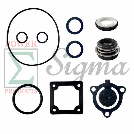 10PCS Gasket Flapper O-Ring Mechanical Seal Kit For Predator Pacific Hydrostar 1 in. 79cc 99cc Clear Water Pump 63404 56161 for Stanley for Ironton for XtremepowerUS 1" inch 3HP Gas Engine Water Pump image 0