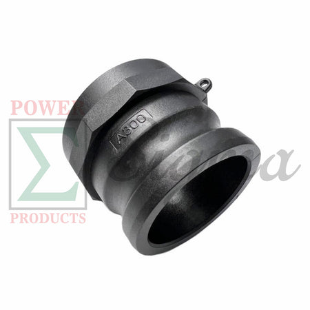 Sigma Polypropylene Type A Cam and Groove Couplings / 3-Inch Quick Connect & Disconnect Fittings / Hose Camlock Fittings--3" Male Camlock Adapter x 3" Female NPT Thread image 2