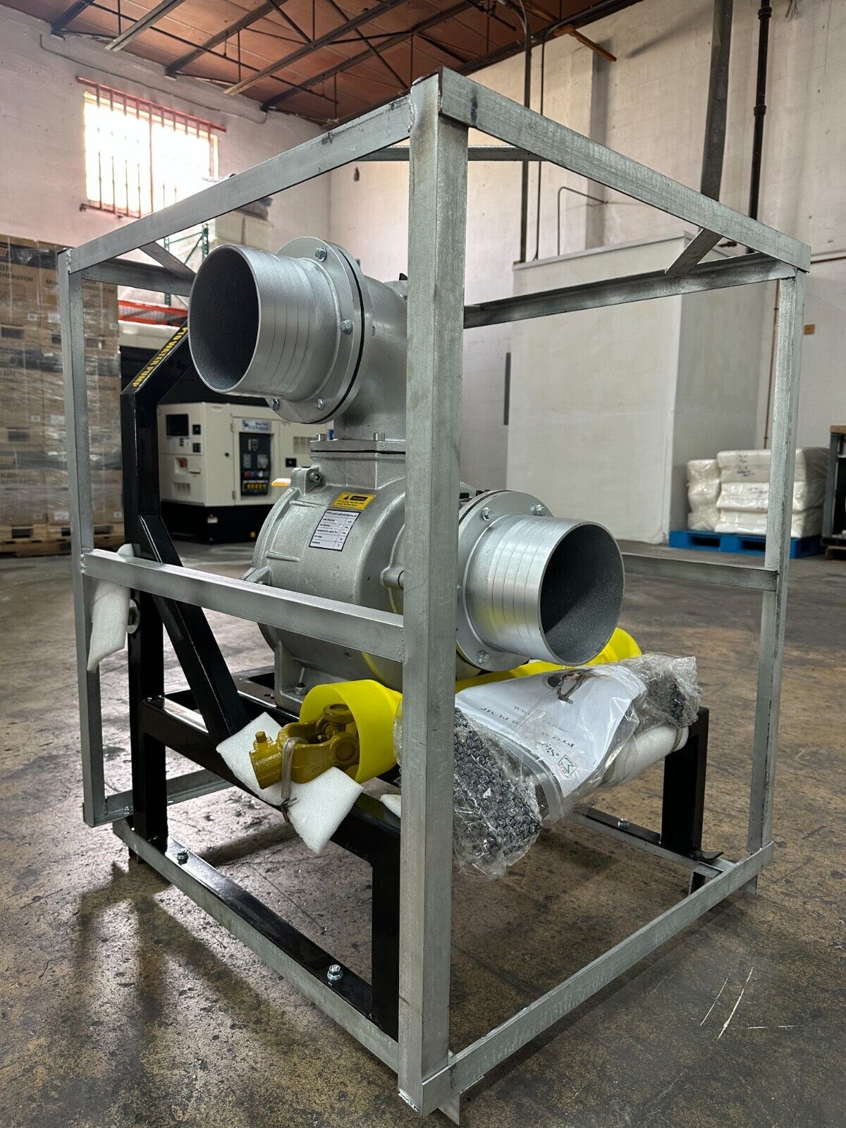 Tractor-Driven 3PT Hitch PTO-Powered Gear Drive Water Pump 8" Inch With 33-inch Long Shaft  With 100 Feet 4 Bar Discharge Hose image 7