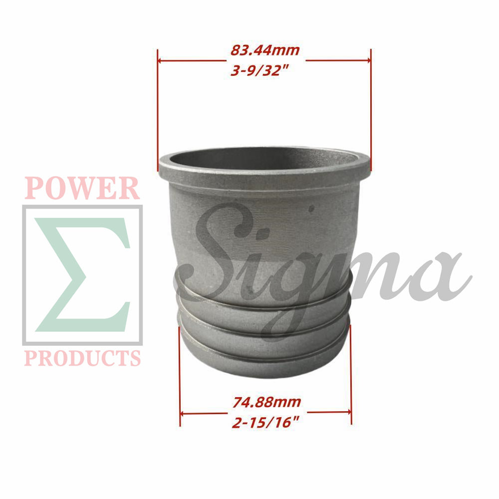 3" Inch Female Hose Connector Fitting with NPT Thread / Pin Lug / Hose Shank / Coupling with O-ring Seal image 3