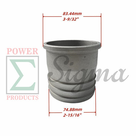 3" Inch Female Hose Connector Fitting with NPT Thread / Pin Lug / Hose Shank / Coupling with O-ring Seal image 3