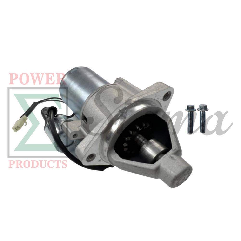Engine Starter Motor with Solenoid and Bolts --Compatible Replacement for PREDATOR Inverter Generators 9500-Watt Surge / 7600-Watt Running (SKU# 71365, 59188) image 0