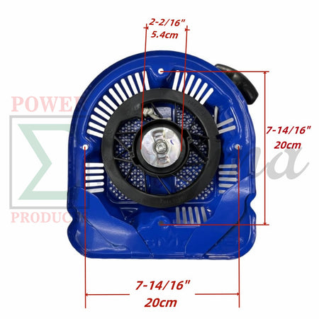 Recoil Starter Assembly with Bolts for DuroMax Dual Fuel & Tri-Fuel Generators XP10000EH XP10000HX XP12000EH XP12000HX XP13000HX XP13000EH XP13000HXT XP15000HX XP15000HXT (Non-Inverter Models) image 3