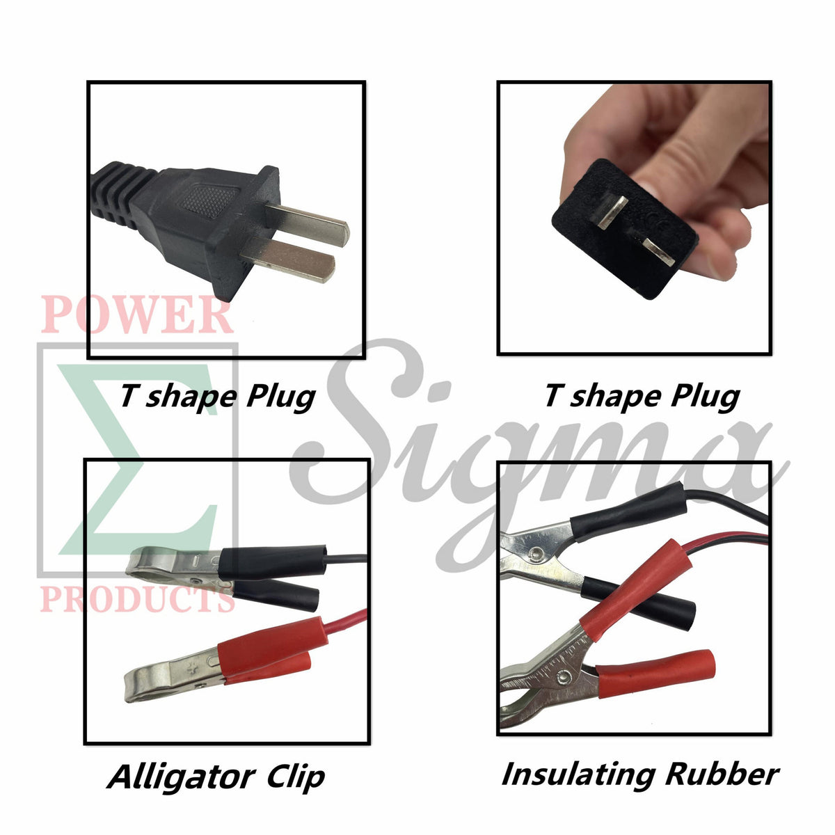 2PCS 12V DC T-Plug 15AWG 4.16ft Battery Charging Cable 8-15A for Honda Generator EU1000i EU2200i (excluding the latest Bluetooth model) EU3000i EM500 EM600 Replaces 32650-892-010AH 32660-894-BCX12H image 3