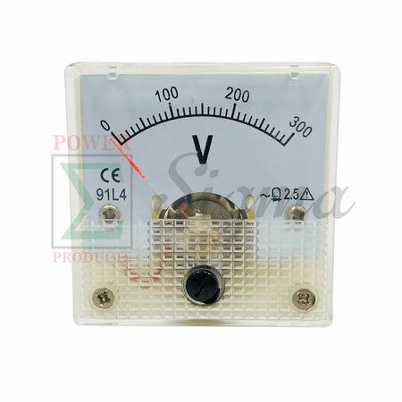 Panel Analog Voltmeter 91L4 0-300V For Champion Power CPE Gas CNG/LPG Generator 120V 240V AC For DuroMax XP4400E XP4850EH XP5500EH XP12000EH For DuroStar DS4000S DS10000E DS12000EH image 0