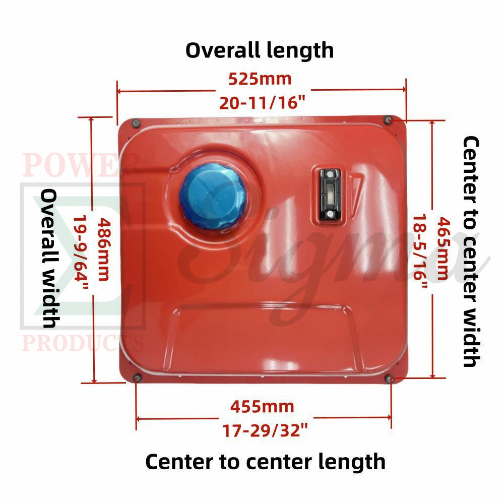 Fuel Tank with Fuel Cap and Fuel Gauge for PREDATOR Inverter Generator 9500-Watt Surge / 7600-Watt Running (SKU# 71365, 59188) image 1