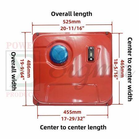 Fuel Tank with Fuel Cap and Fuel Gauge for PREDATOR Inverter Generator 9500-Watt Surge / 7600-Watt Running (SKU# 71365, 59188) image 1