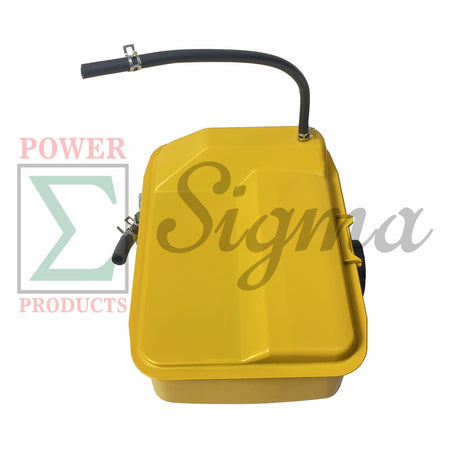 Diesel Fuel Tank & Support Fits YANMAR L100 & 186F  10HP CHINESE ENGINE Yellow image 10