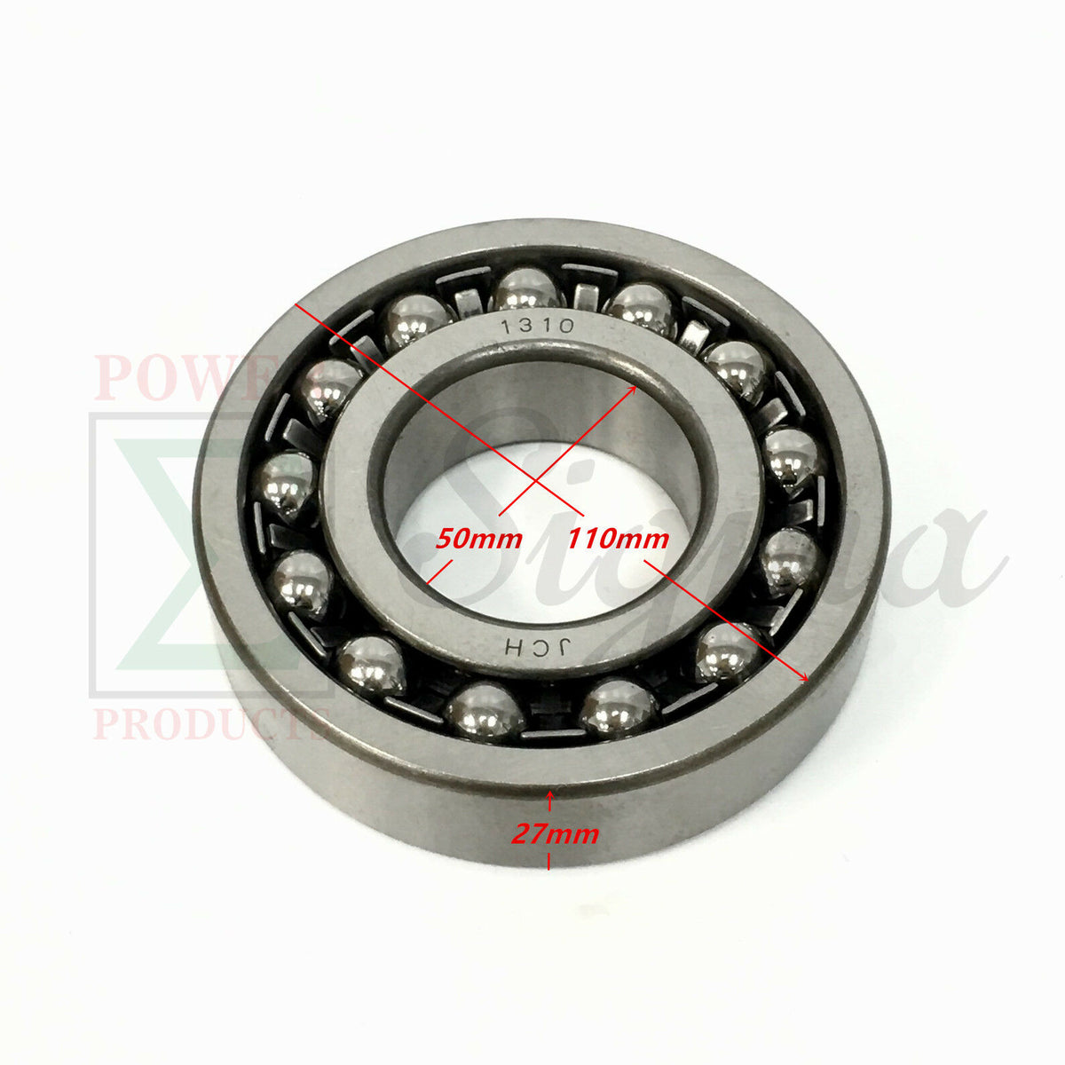 1310 Self Aligning Ball Bearing Rolling 50 ID x 110 OD x 27 mm image 5