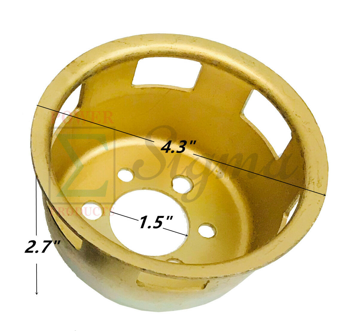 Recoil Starter Pulley For 406CC 186F 186FE 418CC 186FA 186FAE Diesel Yanmar L100 image 1
