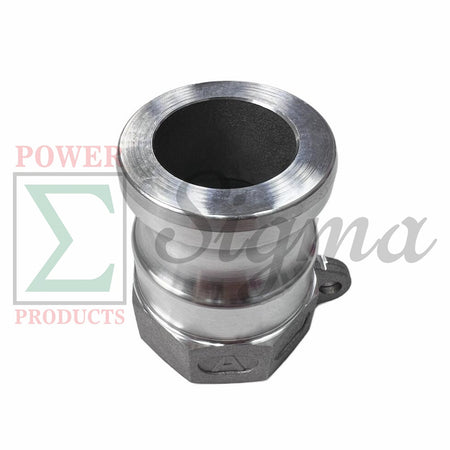 Sigma Aluminum Type A Cam and Groove Couplings / 1-Inch Quick Connect & Disconnect Fittings/ Hose Camlock Fittings--1" Male Camlock Adapter x 1" Female NPT Thread image 2