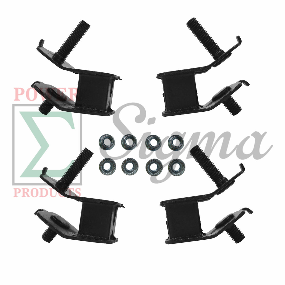Set of 4 Generator Anti Vibration Rubber Mounts for Predator 212CC 63080 63079 63089 & Champion Power CPE 6.5HP & Generac Centurion 1800 2050 3250 3750W & Powermate 3000W 3200W 3400W 3500W 4000W 4375W image 0