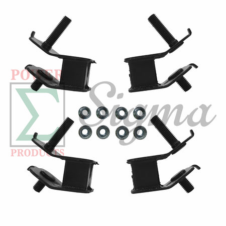 Set of 4 Generator Anti Vibration Rubber Mounts for Predator 212CC 63080 63079 63089 & Champion Power CPE 6.5HP & Generac Centurion 1800 2050 3250 3750W & Powermate 3000W 3200W 3400W 3500W 4000W 4375W image 0
