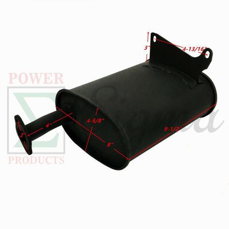 Exhaust Muffler Set For Predator For Champion For Duromax DuroMax For UST Kingcraft For All Power 5500W 6000W 6500W 7000W 7250W 7500W 8000W 8500W 9000W 11HP 13HP Non-Inverter Gas Generator image 1