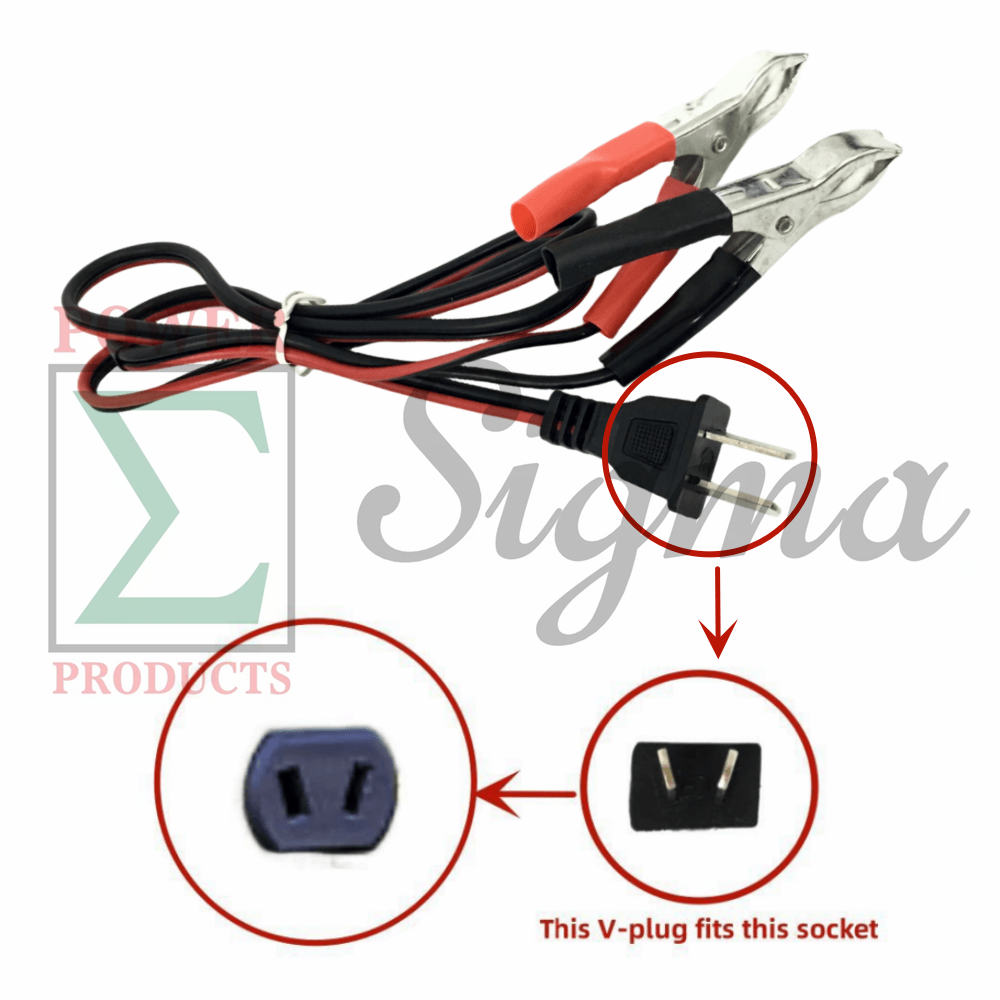 12V DC Battery Charging Cable For Predator 1400W 2000W 3500W Inverter Generator 5000 Watt Dual-Fuel Inverter Generator For Generac GP2500i For Pulsar 1200W 2-Stroke Generator image 1