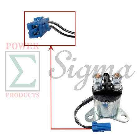 Engine Starter Solenoid with bolts- Compatible Replacement for PREDATOR Open Frame Inverter Generators 8750W Surge / 7000W Running (SKU# 71340, 59190) image 3