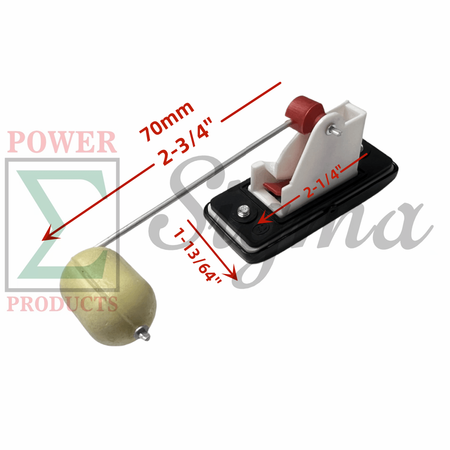Rectangular Fuel Level Gauge/Indicator for DuroMax XP4400E XP5500HX for All Power APG3002S APG3302 APG3012 APG3001 6.5HP for WEN 3500W 4750 Watts for DEWALT DXGNR4000 Non-Inverter Generator image 1
