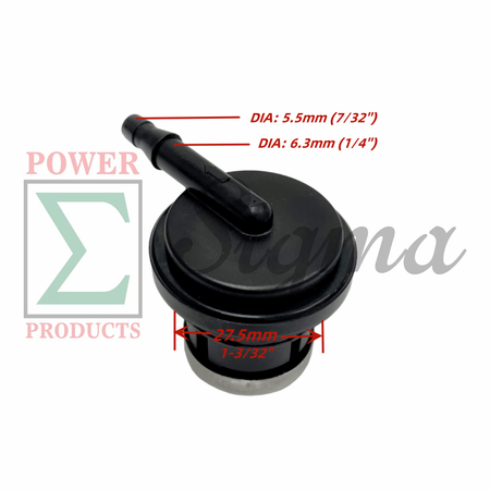 Vent Valve w/ Fuel Line on Engine Tank for Predator 212cc 420cc 6.5HP 13HP Gas Engine for 2”3” IN Water Pump for SIMPSON 3400PSI 4400PSI For WPX2700 WPX3200 Pressure Washer image 1