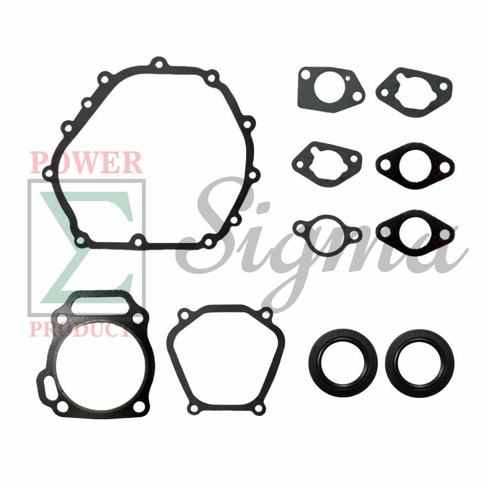Gaskets for Carburetor Muffler Cylinder Head Crankcase Cover and Oil Seals for Predator Inverter Generators 9500-Watt Surge (SKU# 71365, 59188) for DuroMax XP9000iH XP9500iH Inverter Generator image 0