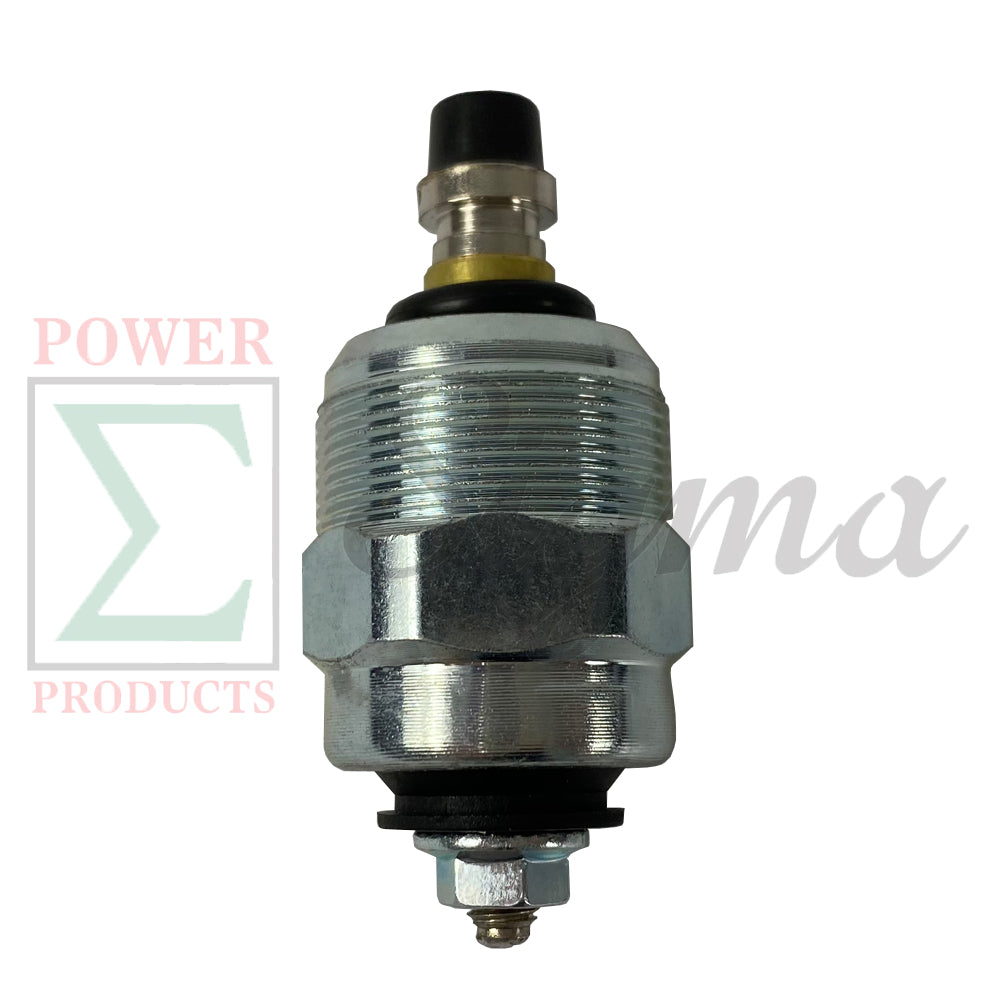 12V Diesel Fuel Pump Shutoff Solenoid For Yanmar Diesel Engine L100 186FE 186FAE 10HP Replaces Bosch Part# 0330001040 For Aurora AGI6500DE AGI6500SDE Diesel Generator image 0