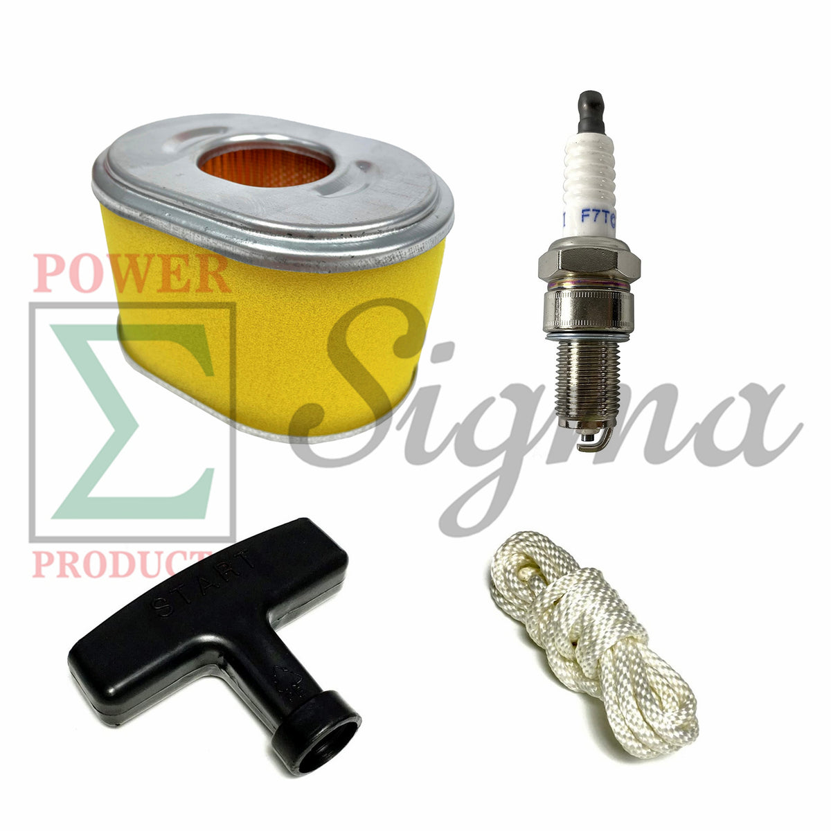 Air Filter Spark Plug Starter Handle Rope For Honda GX140 GX160 GX200 Engine image 0