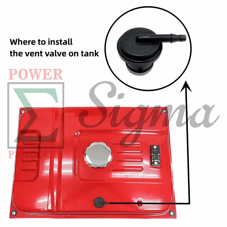 Vent Roll Over Valve on Fuel Tank For Generac GP5500 GP6500 GP7500E GP8000E XT8000E RS8000E XP6500E Replace 0J7921 For Predator 4375W 6500W 9000W Non-Inverter Generator for Homelite HM-310854004 image 7