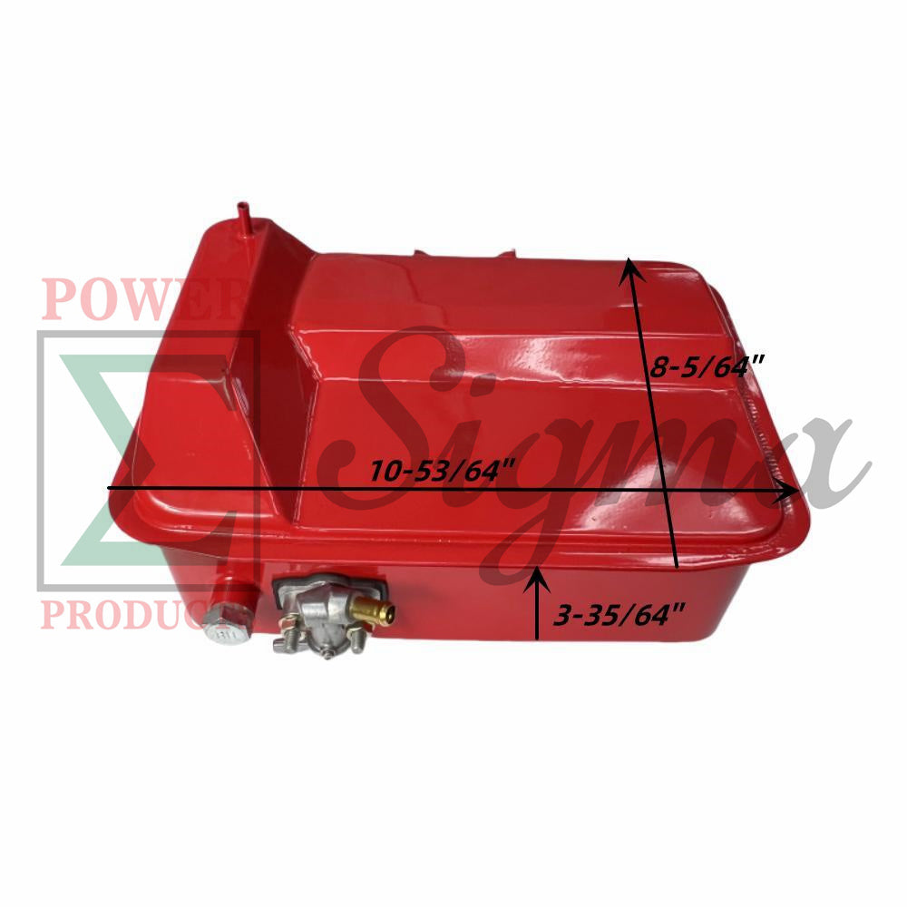 Fuel Tank & Support For YANMAR L100 L100EE L100N L100V 186F 10HP Diesel Engine image 2