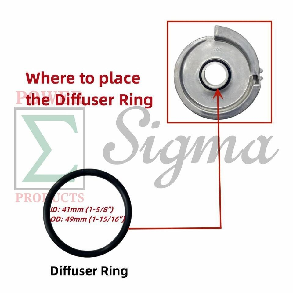 10PCS Gasket Flapper O-Ring Mechanical Seal Kit For Predator Pacific Hydrostar 1 in. 79cc 99cc Clear Water Pump 63404 56161 for Stanley for Ironton for XtremepowerUS 1" inch 3HP Gas Engine Water Pump image 10