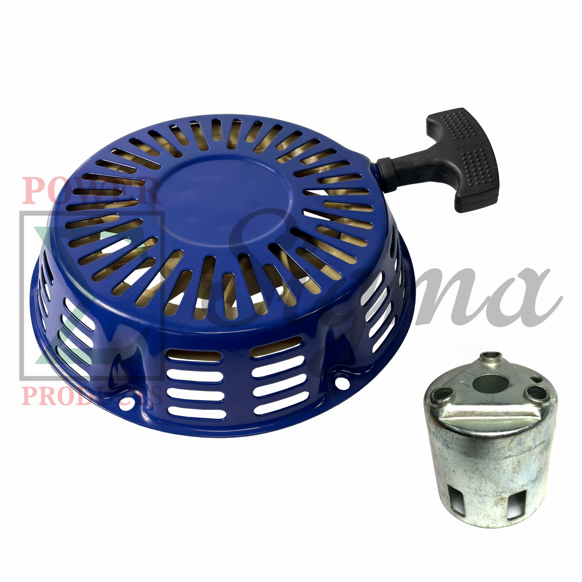 Recoil Starter With Pulley Cup For Westinghouse WGen9500TFc WGen9500DFc WGen9500DF WGen9500c WGen9500 457cc Generator image 0