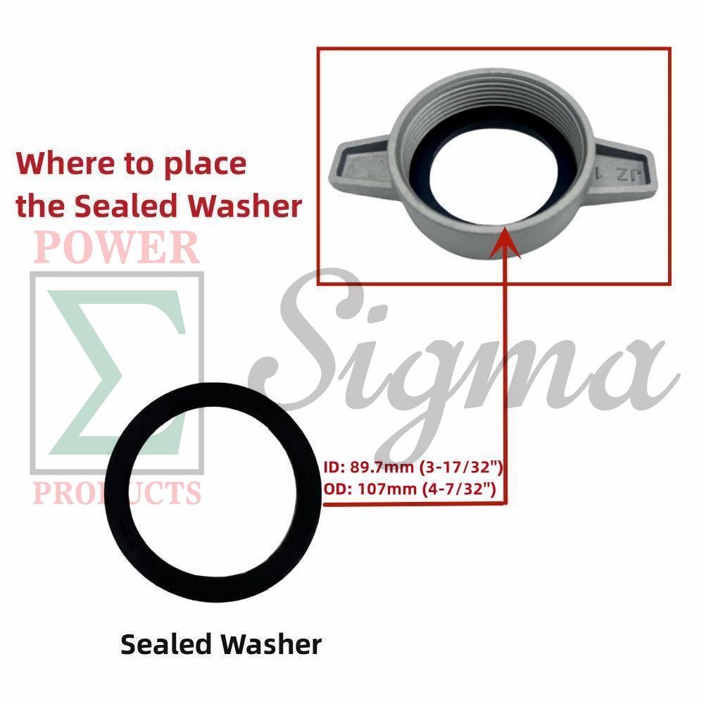 10PCS Gasket O-Ring Mechanical Seal For DuroMax XP904WP 9HP 427GPM 4 In. Gas Water Pump For Kipor Kama 4" In. 4-Inch 100MM 10HP 186F Diesel Water Pump KDP40 KDP40T image 9