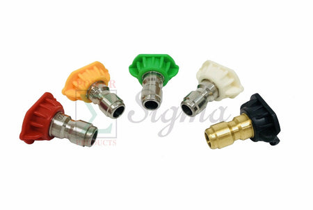 5 Quick Connect Spray Nozzles Tips for Westinghouse WPX 3800PSI 3.6GPM Pressure Washer for DeWalt 4000PSI 3.5GPM Pressure Washer DXPW61373 for Generac Pressure Washer 3800PSI 3.2GPM G0067120 image 11