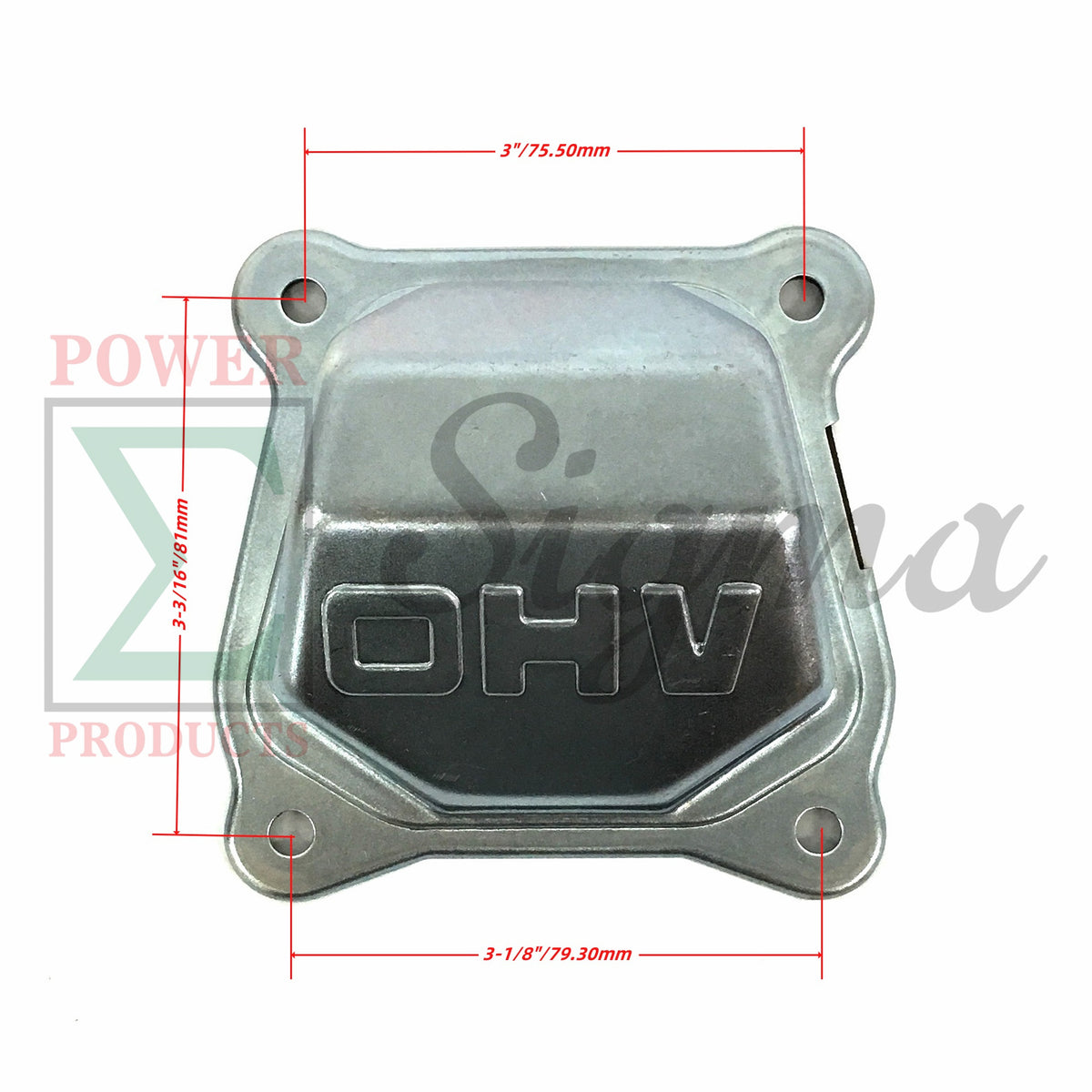 Cylinder Head Valve Cover with Gasket bolts – Replacement Part Fits Predator 79cc & 212cc Non-Hemi Engine for Coleman 196cc Mini Bike B200R BT200X for 98cc/196cc Go Karts CK100 GK100 GK200 KT196 CK196 image 1