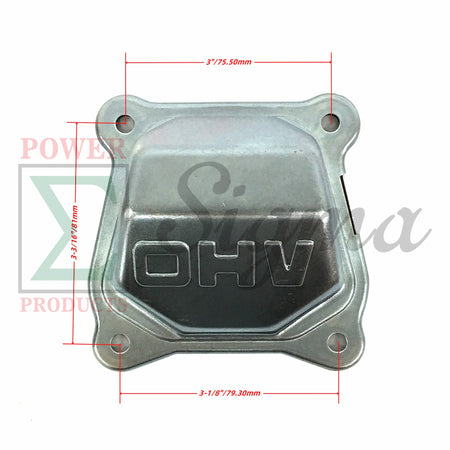 Cylinder Head Valve Cover with Gasket bolts – Replacement Part Fits Predator 79cc & 212cc Non-Hemi Engine for Coleman 196cc Mini Bike B200R BT200X for 98cc/196cc Go Karts CK100 GK100 GK200 KT196 CK196 image 1